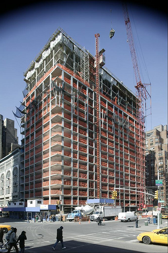 New Skyscraper construction in New York, NY